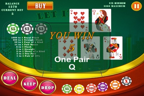 AAA Let it Hit the Vegas City & Win Big Fortune Cards Game - Fun Tower of Jackpot Casino Bash Pro screenshot 2