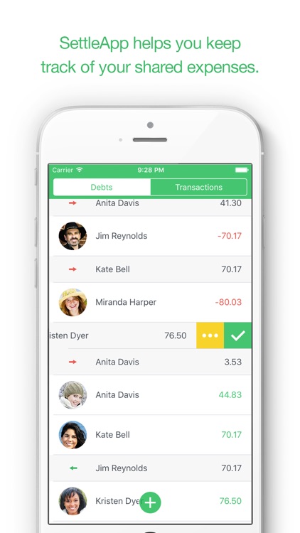 SettleApp – track and settle up your debts easily