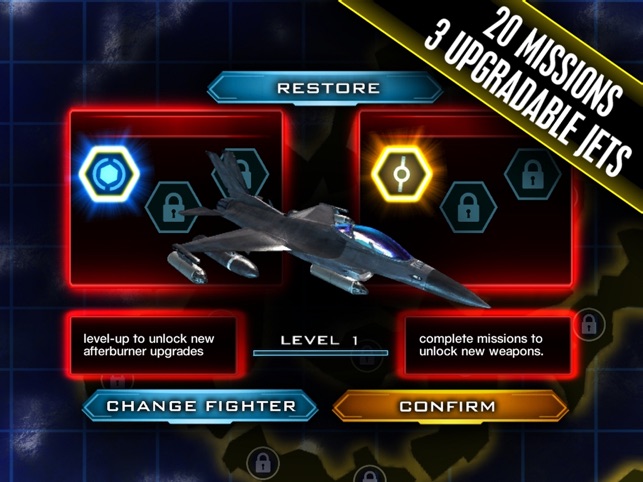 Benjamin Jet Fighters HD, game for IOS