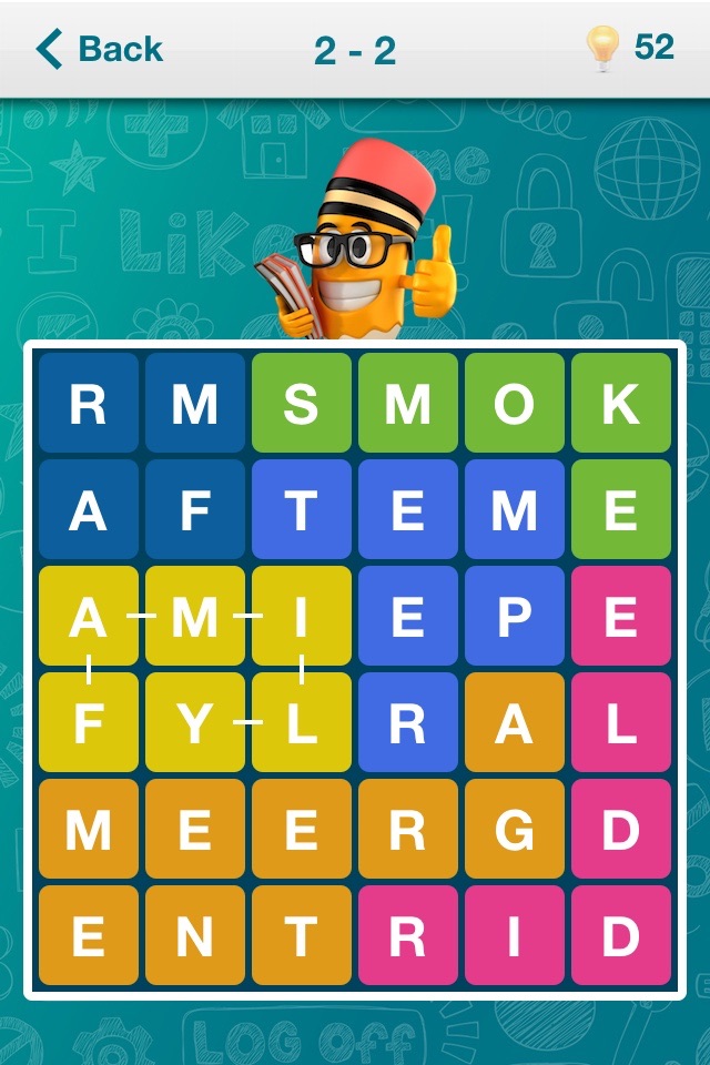 Worders - word search puzzle game, find and guess words on the field screenshot 3