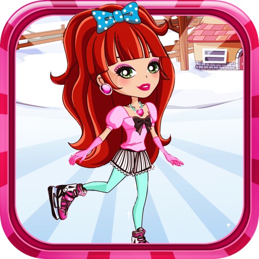 Dress A Princess Skating iOS App