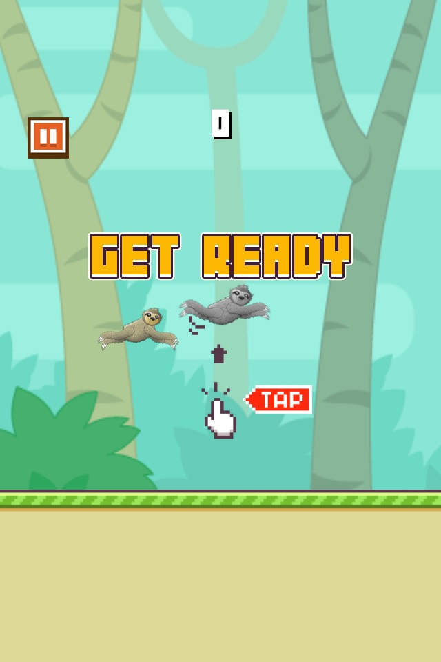 Flappy Sloth screenshot 3