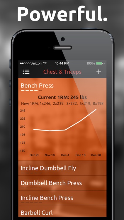 Fitted Lifts - Workout log and exercise tracker for bodybuilding and weight training