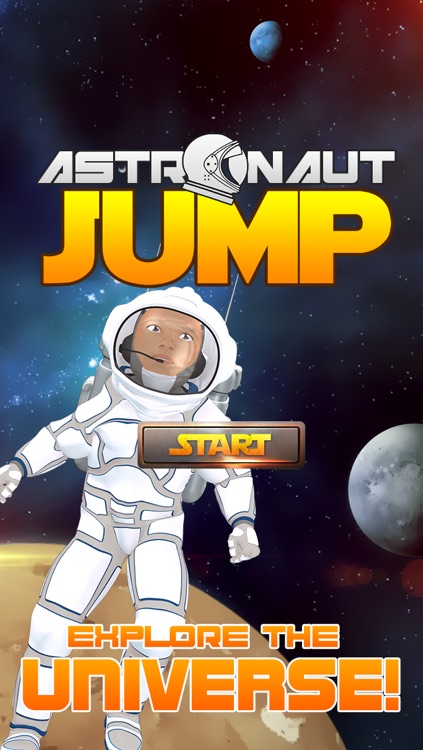 Astronaut Jump Space Galaxy Adventure