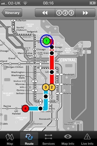 Chicago Metro - Map and route planner by Zuti screenshot 2
