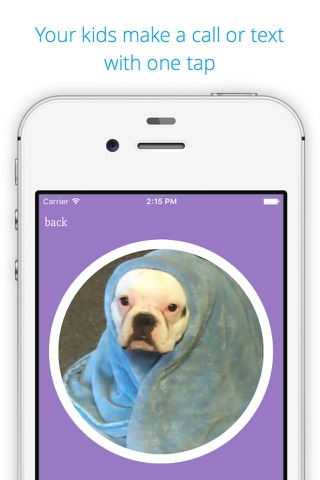 TapCall - Easiest way for your kids to reach you screenshot 3