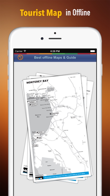 Monterey Tour Guide: Best Offline Maps with StreetView and Emergency Help Info
