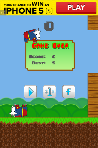 Super Goat: The Extreme FREE Flappy Hero screenshot 4