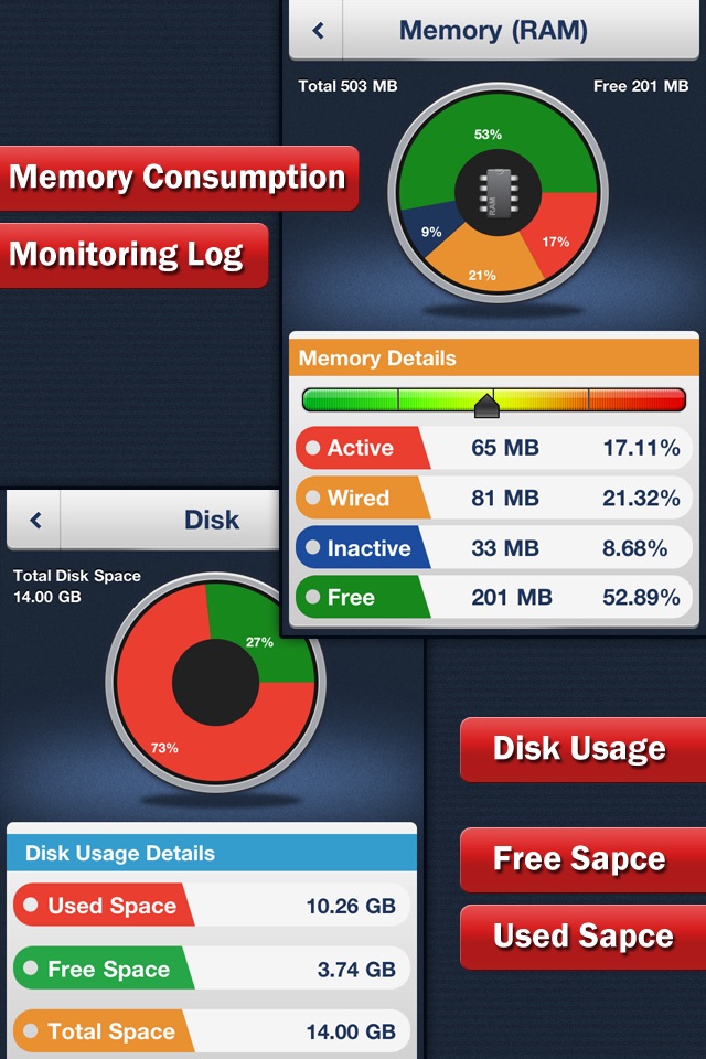 System Status - Battery & Network Manager screenshot 3