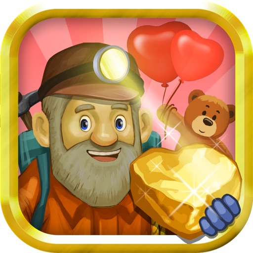 Gold Miner Valentine Icon