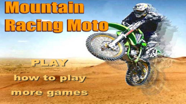 Mountain Racing Motor Bike