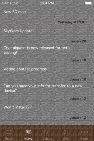 News For Survivalcraft Free HD - Unofficial screenshot 4
