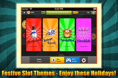 Celebrate Festive Multi Line Vegas Style Slots - Free Best Big Win Lucky Casino Slot Game screenshot 2