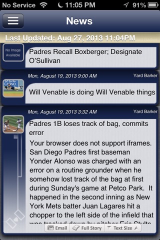 San Diego Baseball Live screenshot 4
