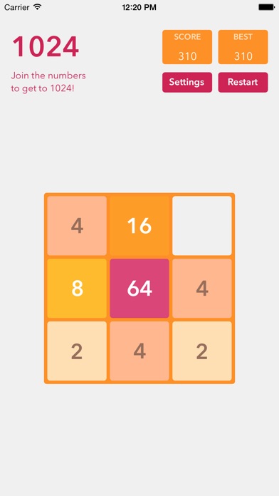 1024 最强大脑挑战2048 2.5.1 IOS -