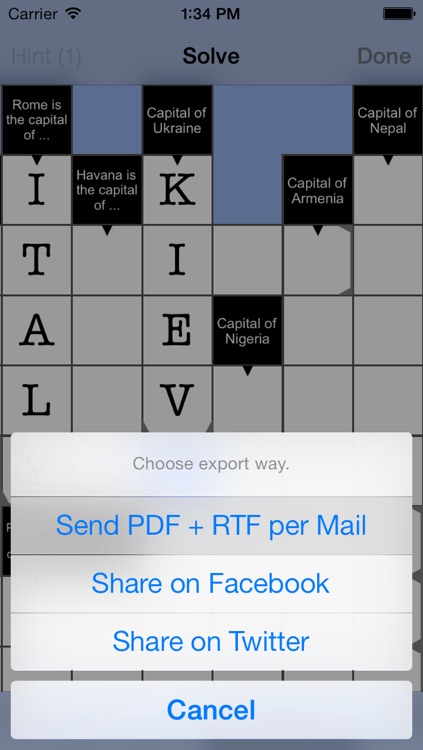 Cruciverber LITE - the crossword generator screenshot-3