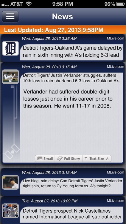 Detroit Baseball Live screenshot-3