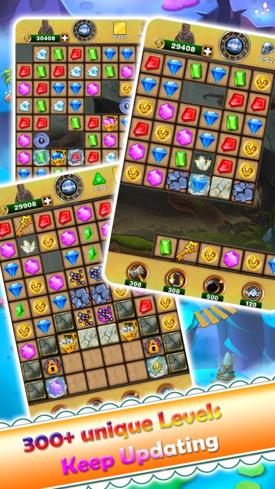 How to cancel & delete Jewel Blast Mania - Heroes of The Jewel Quest Crush from iphone & ipad 2
