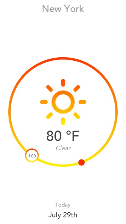 Aura - A Minimal Hourly Weather Forecast App screenshot-0