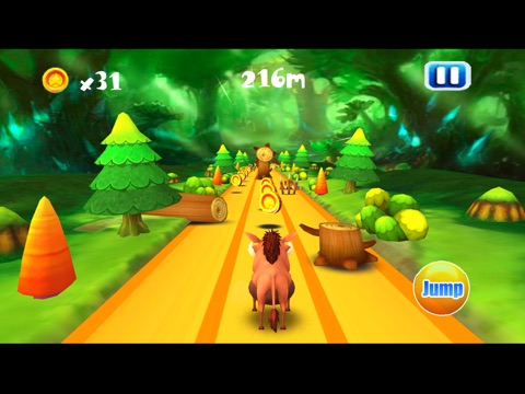 Mega Pig Run Bear Forest HD Free screenshot 2