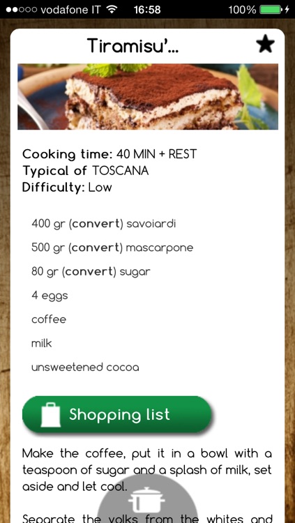 Italian Recipes from Italy, the Best App for Italian Food, to became a real Master Chef