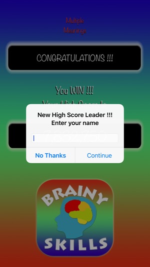 Brainy Skills Multiple Meanings(圖5)-速報App