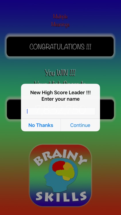 Brainy Skills Multiple Meanings screenshot-4