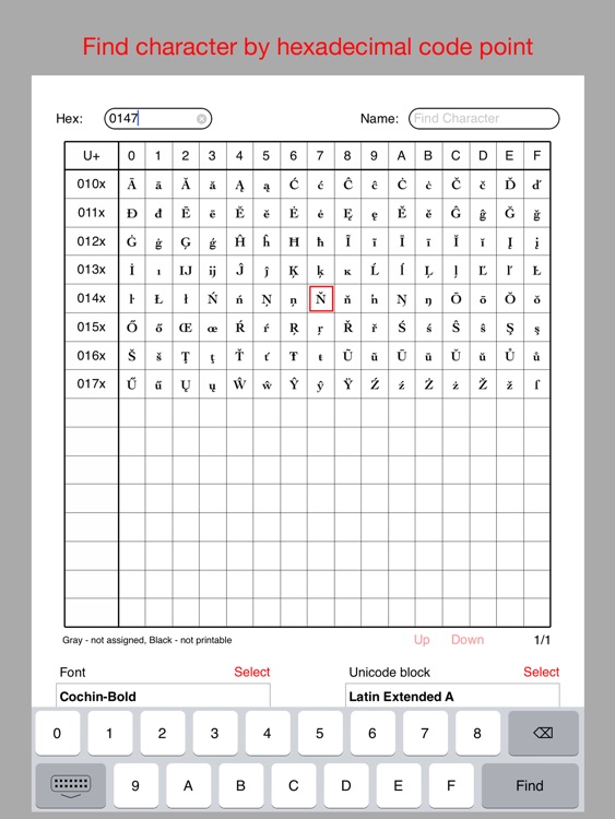 Unicode Developer Font Viewer screenshot-4
