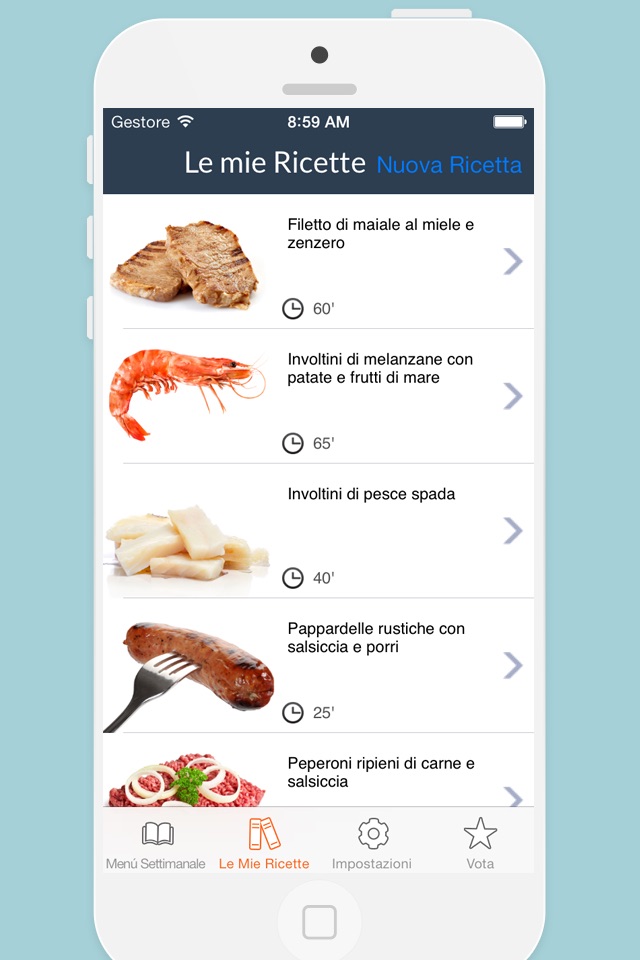 Week Menu - Plan your cooking with your personal recipe book - iPhone Edition screenshot 3