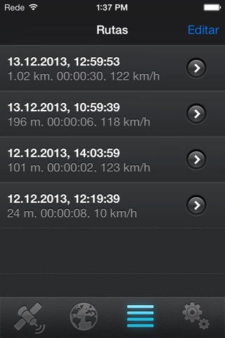 Triptracker - record GPS tracks screenshot 3