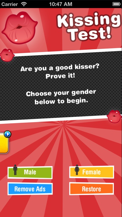 Kissing Test (FREE)