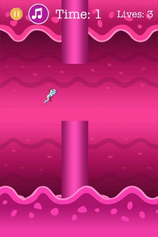 Flappy Spermy - A race to the egg! screenshot 2