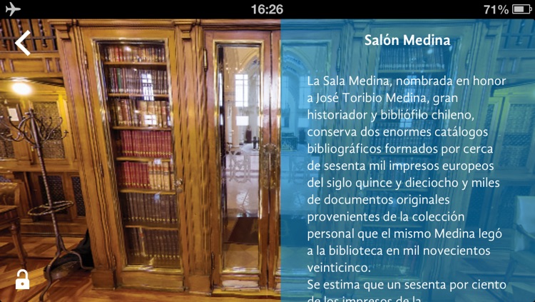 Visita Virtual - Biblioteca Nacional de Chile screenshot-3