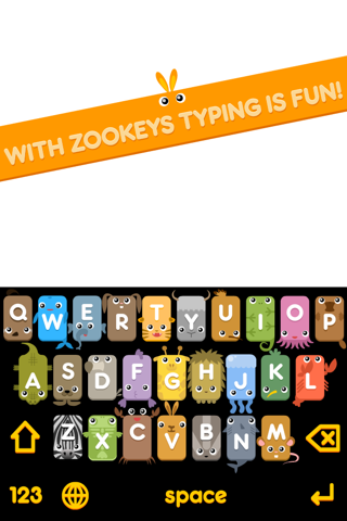 ZooKeys - First Animated Keyboard! screenshot 3