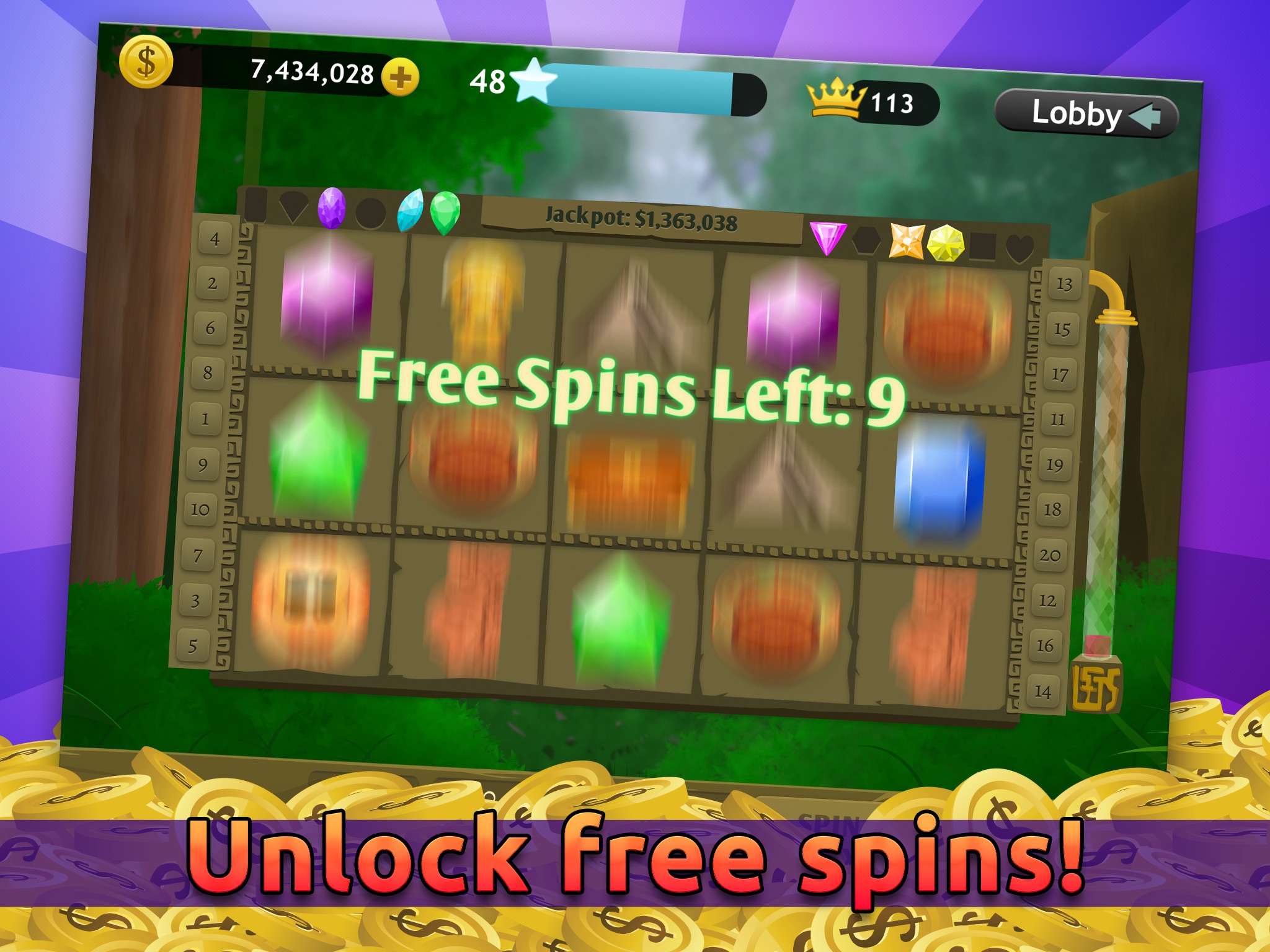 Best Casino Slots HD - Free Fun Vegas Slot Machines! screenshot 4