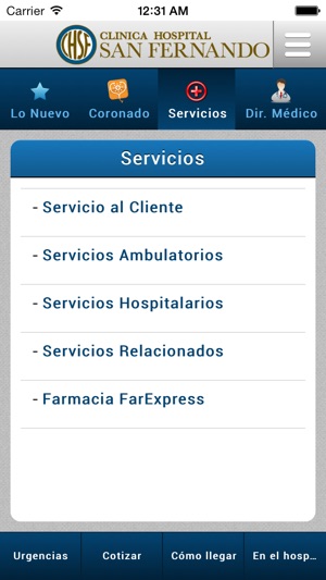 Clinica Hospital San Fernando(圖2)-速報App