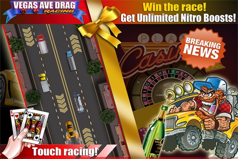 Las Vegas Strip Drag Race for Money : Play your cards right to win the hot car race screenshot 2