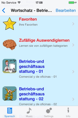 Spanisch - German to Spanish Translator and Phrasebook screenshot 4