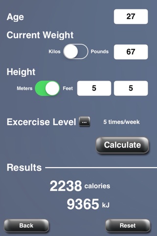 Breastfeeding Caloric Calc screenshot 4