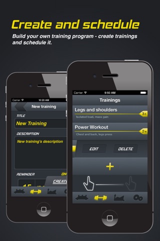 Gym Machine - Personal Workout Organizer screenshot 3