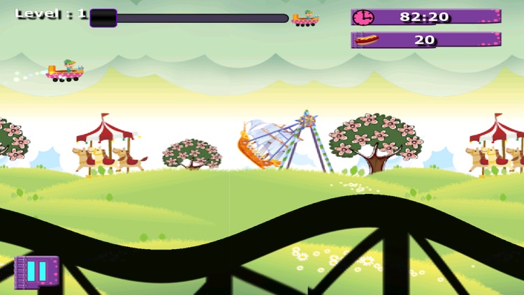 A Roller Coaster Frenzy FREE - Extreme Downhill Rollercoaster Game screenshot-4