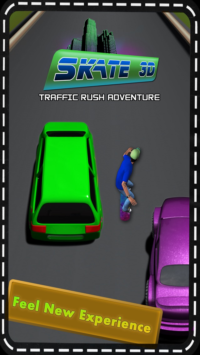 Skate 3D Traffic Rush Adventure 2.0 IOS -