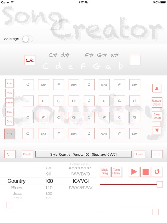 Country Song Creator Pro screenshot-3
