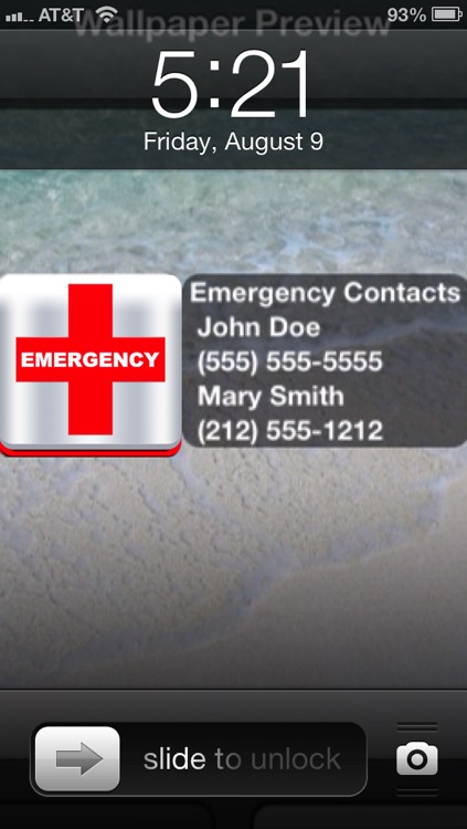 ICE ('In Case of EMERGENCY) Pro Version