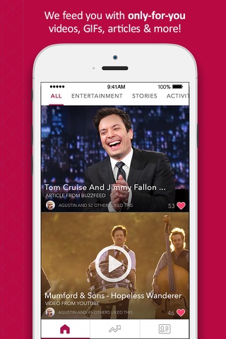 FreshFeed - Your personalized feed of trending content, videos, gifs, news and more! screenshot 3