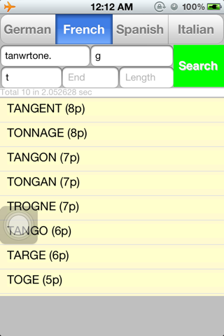 Words Finder for WordFeud screenshot 3