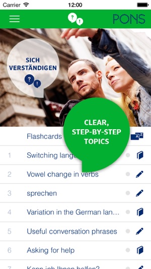 Learn German – PONS language course for beginners(圖2)-速報App