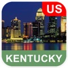 Kentucky, USA Offline Map - PLACE STARS
