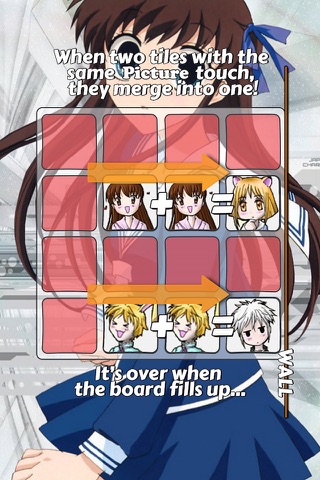 2048 PUZZLE " Fruits-Basket " Edition Anime Logic Game Character.s screenshot 2