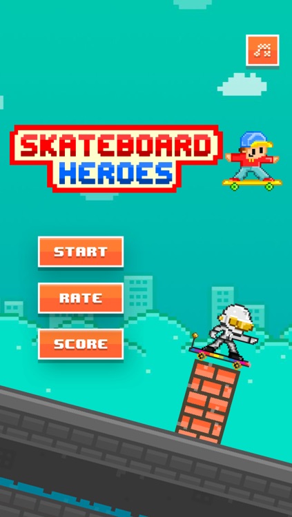 Skateboard Heroes - Play Pixel 8-bit Games for Free